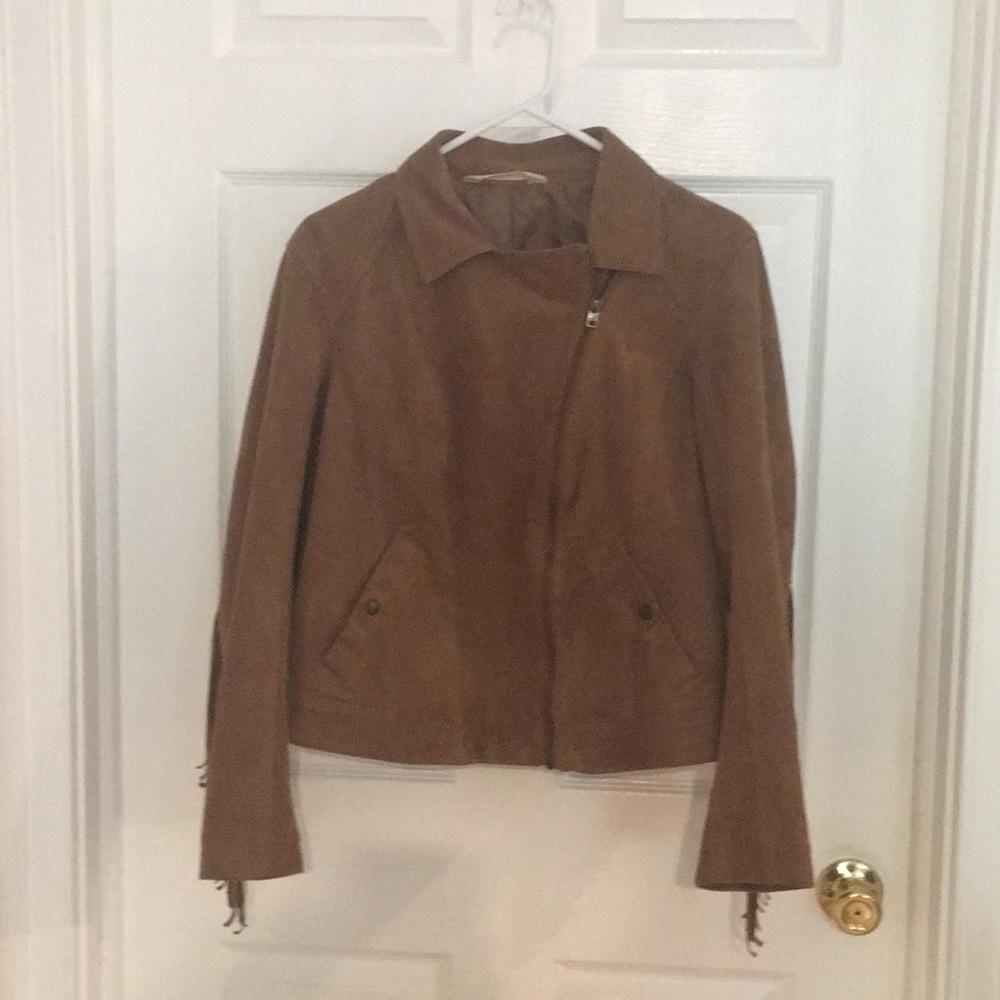 Suede fringe jacket.